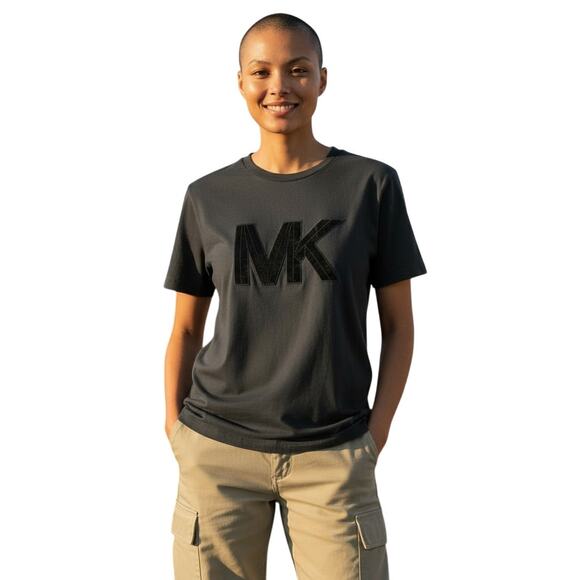 Michael Kors Black Tee 3X – Classic Crewneck, Plus Size, EUC - Picture 2 of 6